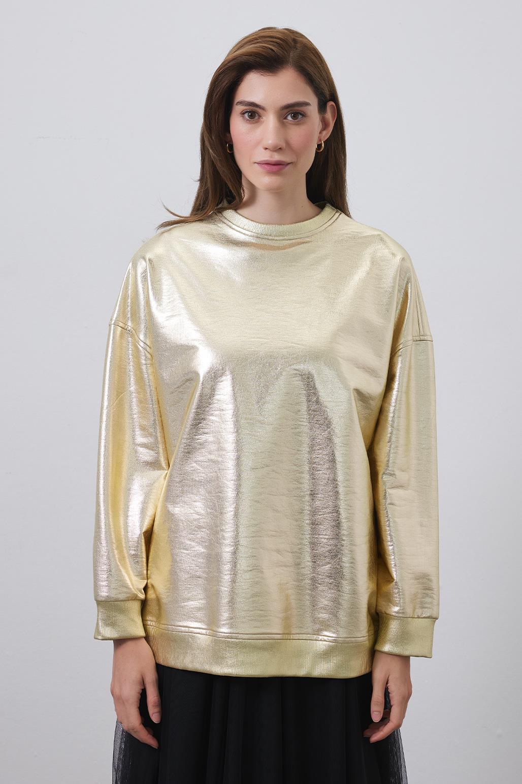 Sweatshirt gold on sale